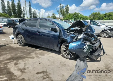 2017 Toyota Corolla L z USA, uszkodzony, nr VIN 2T1BURHEXHC847496